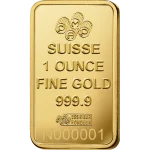 Lady Fortuna™ Gold Minted Bar 1oz