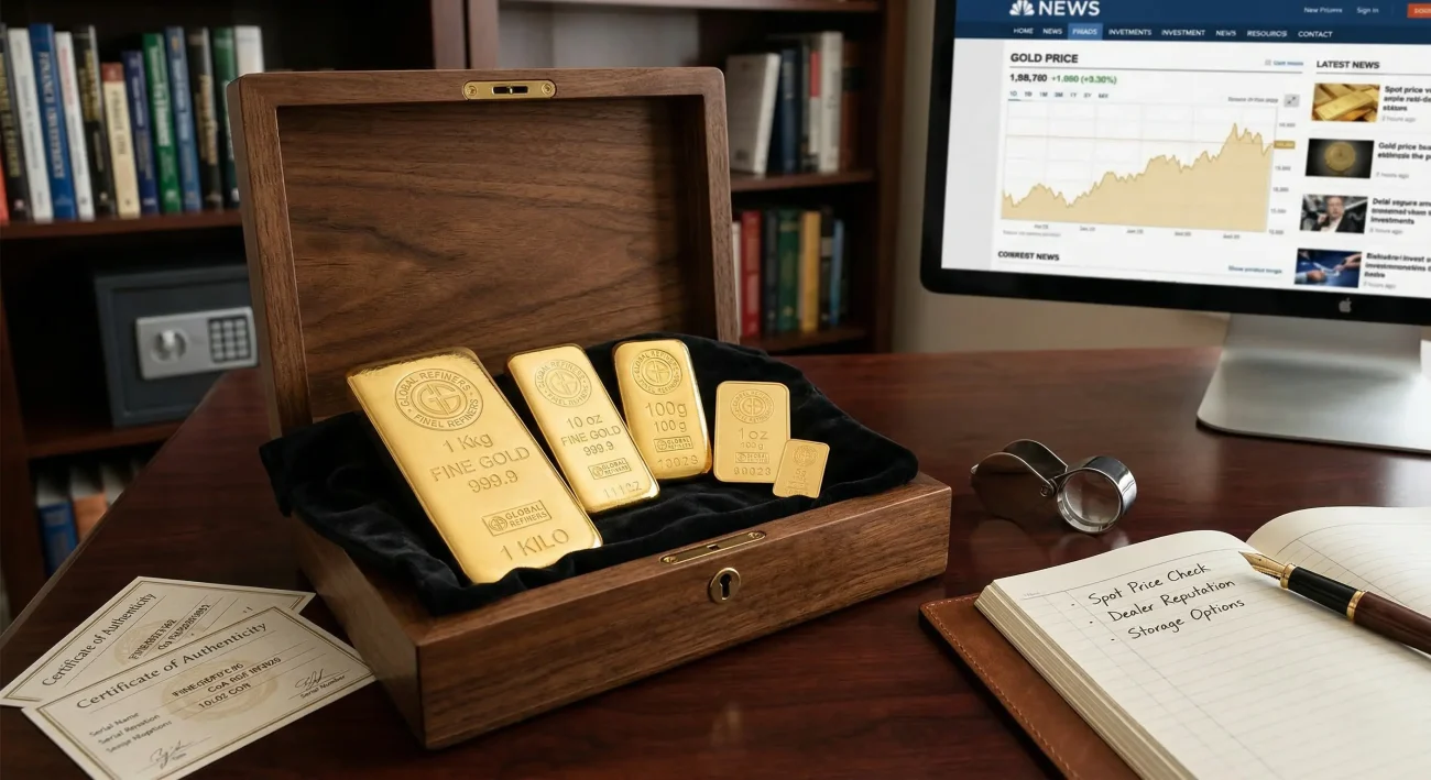 how to buy gold bars safely for beginners