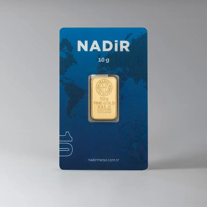 10g Nadir gold bar 999.9 fine gold bullion