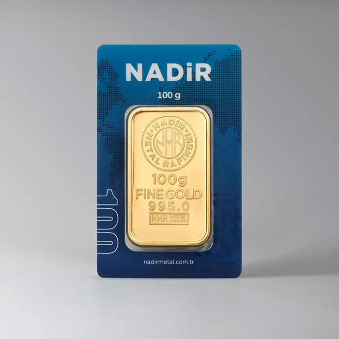 100g Nadir gold bar 999.9 fine gold bullion