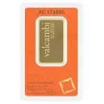 Gold Bar 1 oz Valcambi