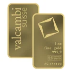 Gold Bar 1 oz Valcambi