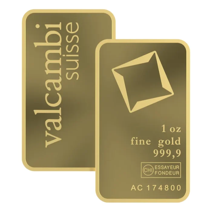 Gold Bar 1 oz Valcambi