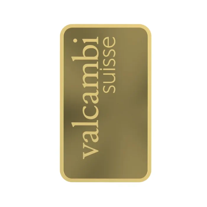 1 oz Valcambi gold bar 999.9 fine gold bullion