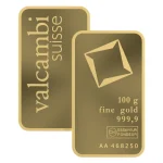 Gold Bar 100g Valcambi