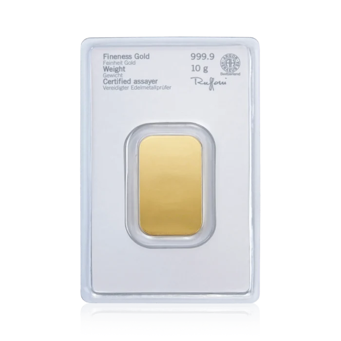 Heraeus 10g Gold Bullion Bar