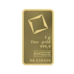Gold Bar 1 g Valcambi