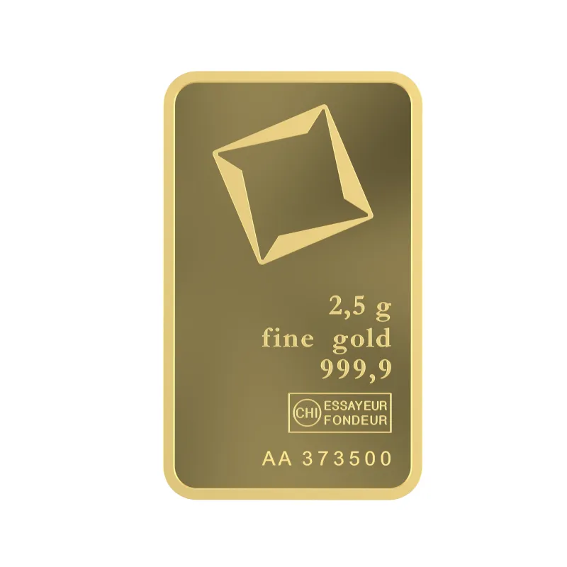 Gold Bar 2.5 g Valcambi