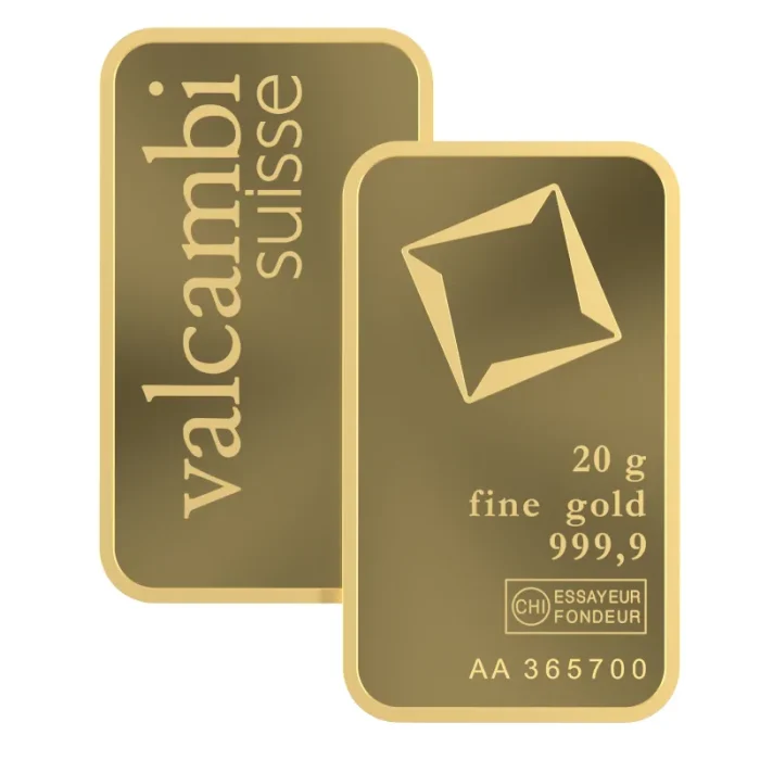 Gold Bar 20g Valcambi