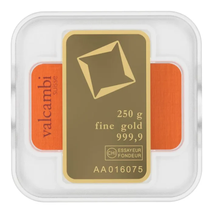 Gold Bar 250g Valcambi