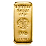 500g Heraeus gold bar 999.9 fine gold bullion