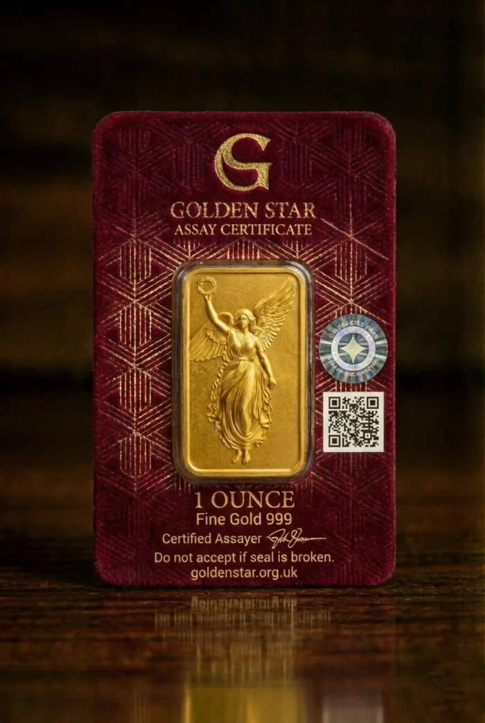Golden Star 1oz Gold Bar – 999.9 Fine Gold
