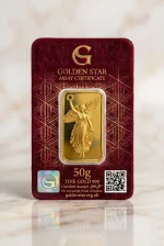 50g gold bar 24k Golden Star bullion
