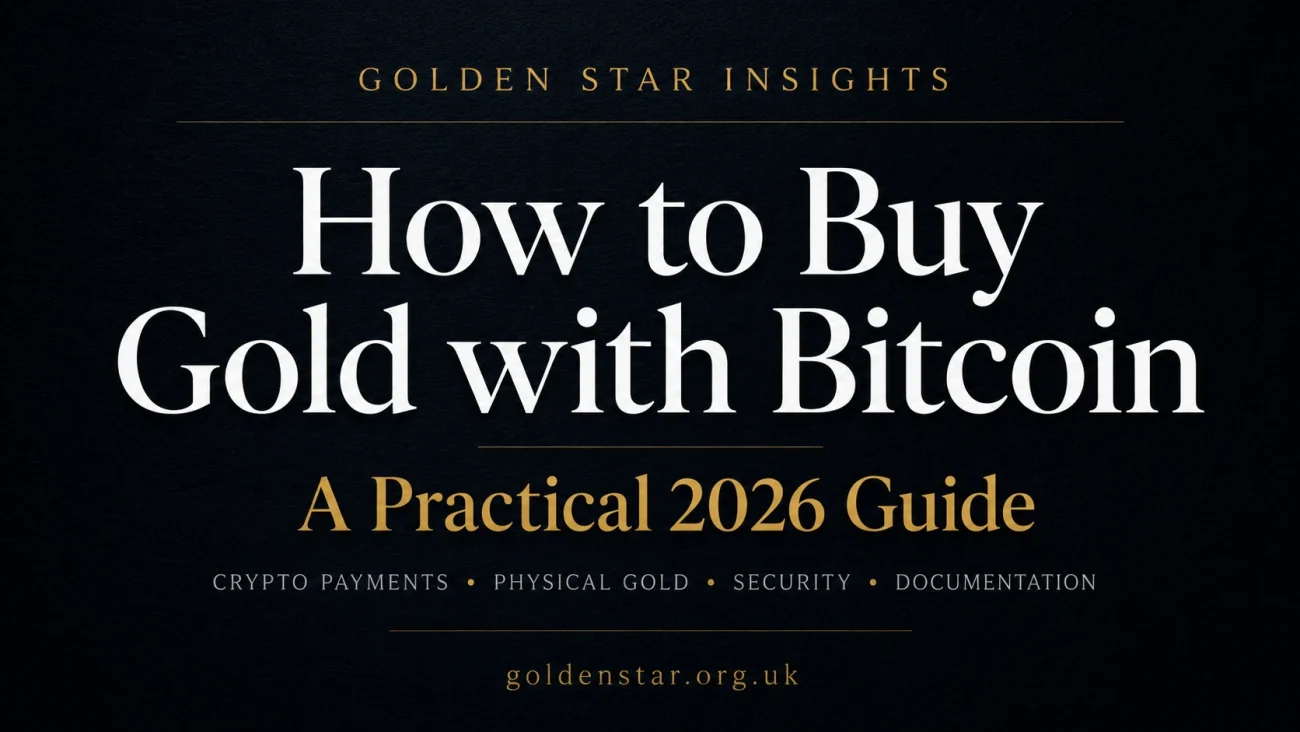Buy gold with Bitcoin practical 2026 guide