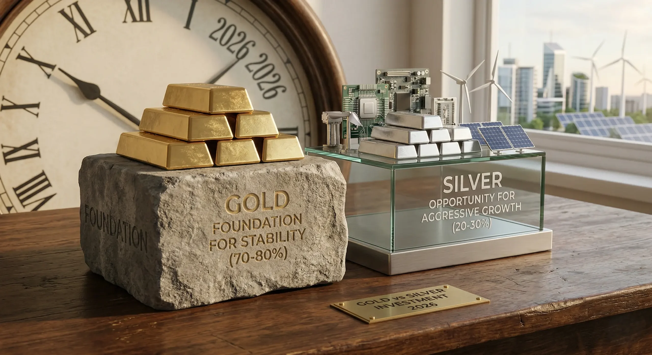 gold vs silver investment 2026 comparison precious metals strategy