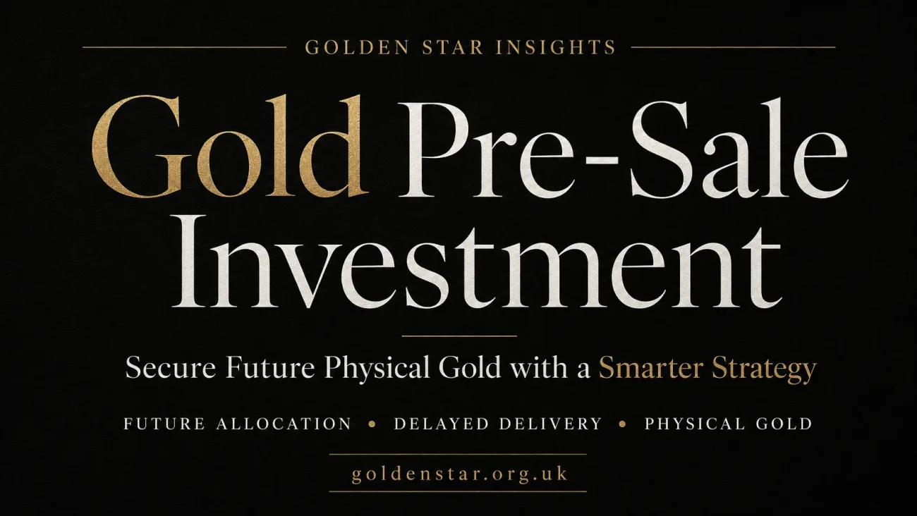 Gold pre-sale investment future physical gold allocation