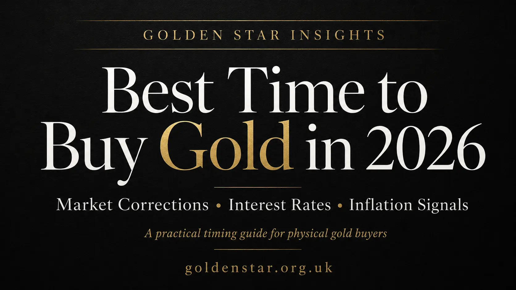 When Is the Best Time to Buy Gold in 2026?
