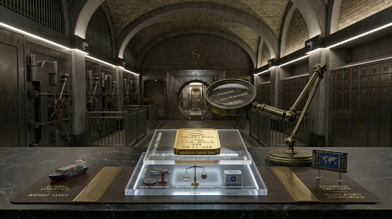 hidden costs of buying gold premiums fees and gold bar pricing structure