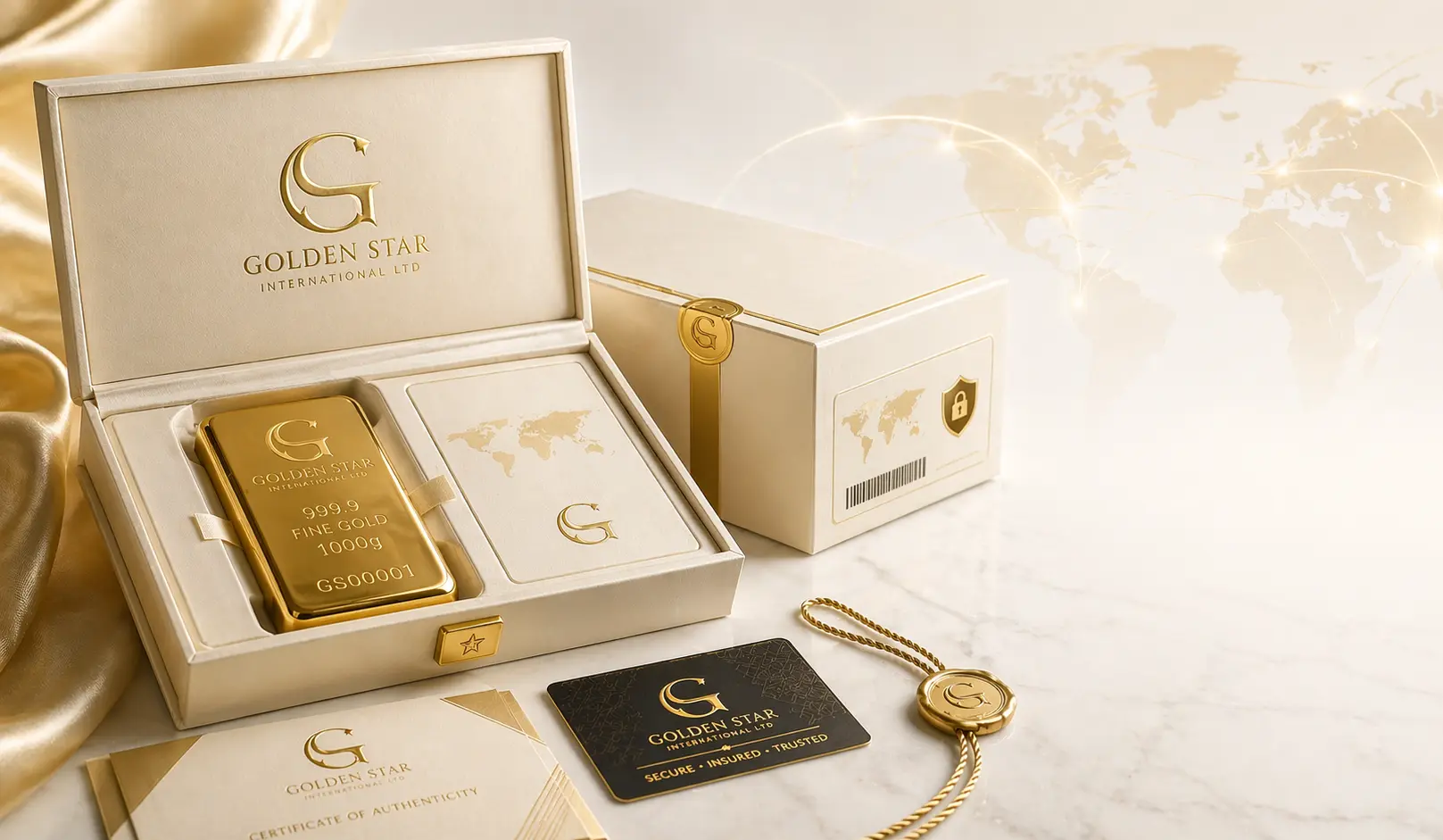 secure gold delivery worldwide