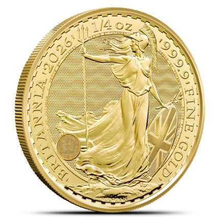 2026 1/4 oz British Gold Britannia Coin 9999 fine gold