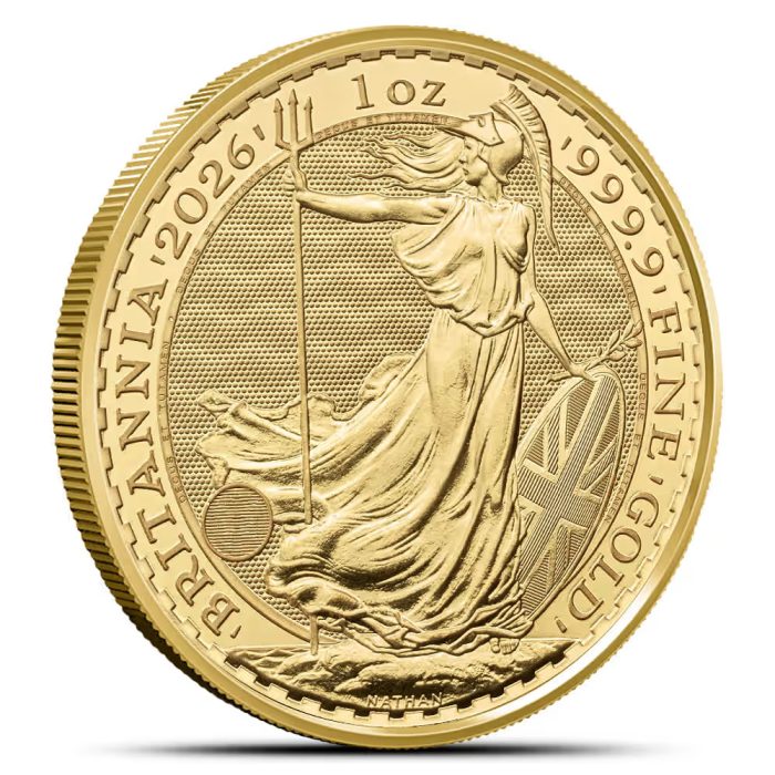 2026 1 oz British Gold Britannia Coin 9999 fine gold