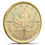 2026 1/2 oz Canadian Gold Maple Leaf Coin 9999 fine gold