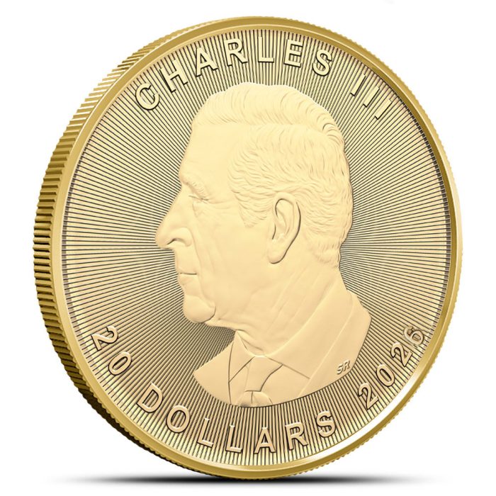 2026 1/2 oz Canadian Gold Maple Leaf Coin 9999 fine gold