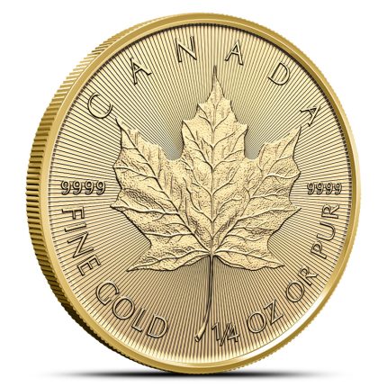 2026 1/4 oz Canadian Gold Maple Leaf Coin 9999 fine gold
