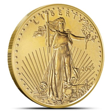 2026 1/2 oz American Gold Eagle Coin BU Lady Liberty design
