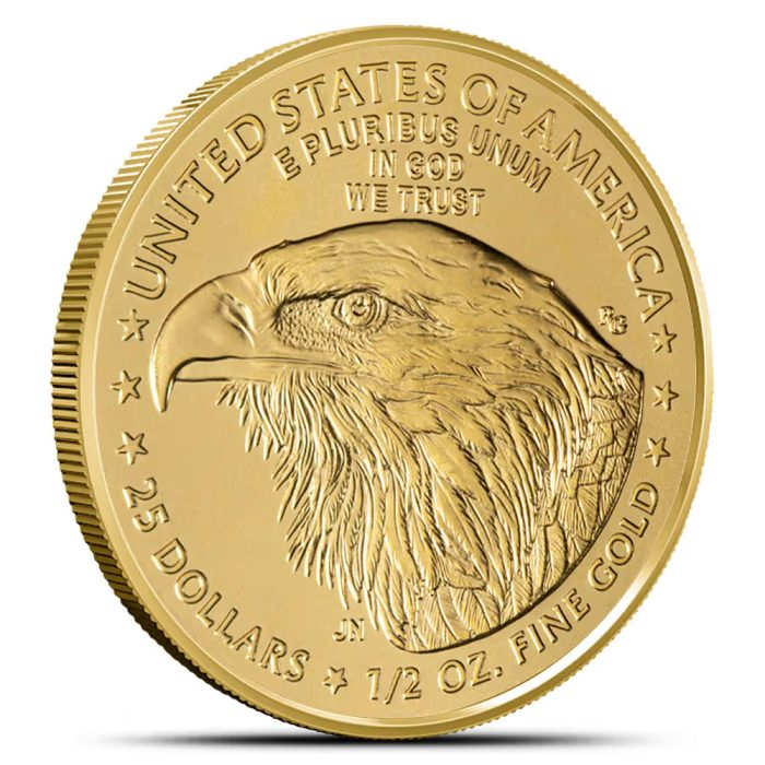 2026 1/2 oz American Gold Eagle Coin BU Lady Liberty design