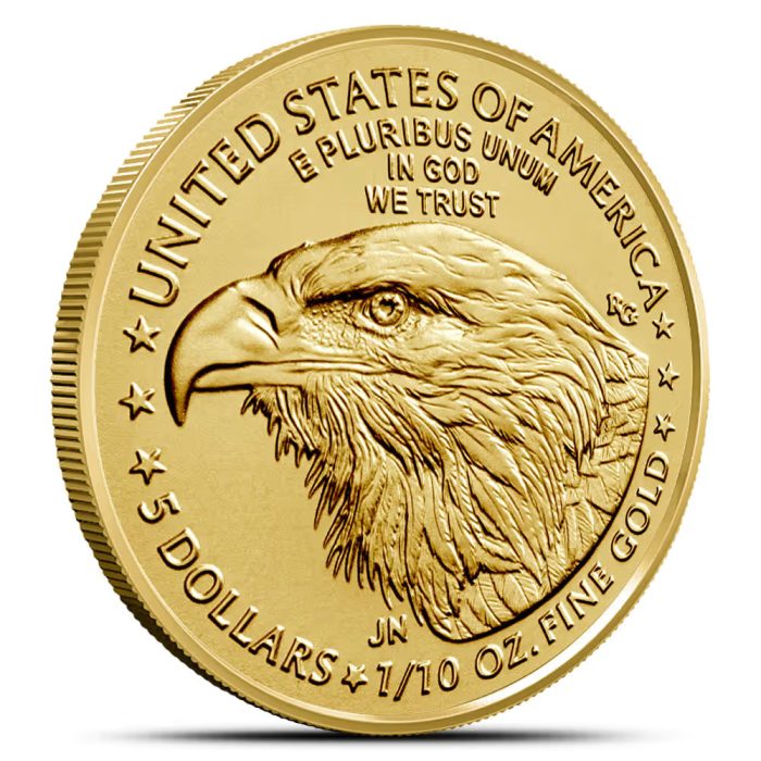 2026 1/10 oz American Gold Eagle Coin BU 40th Anniversary