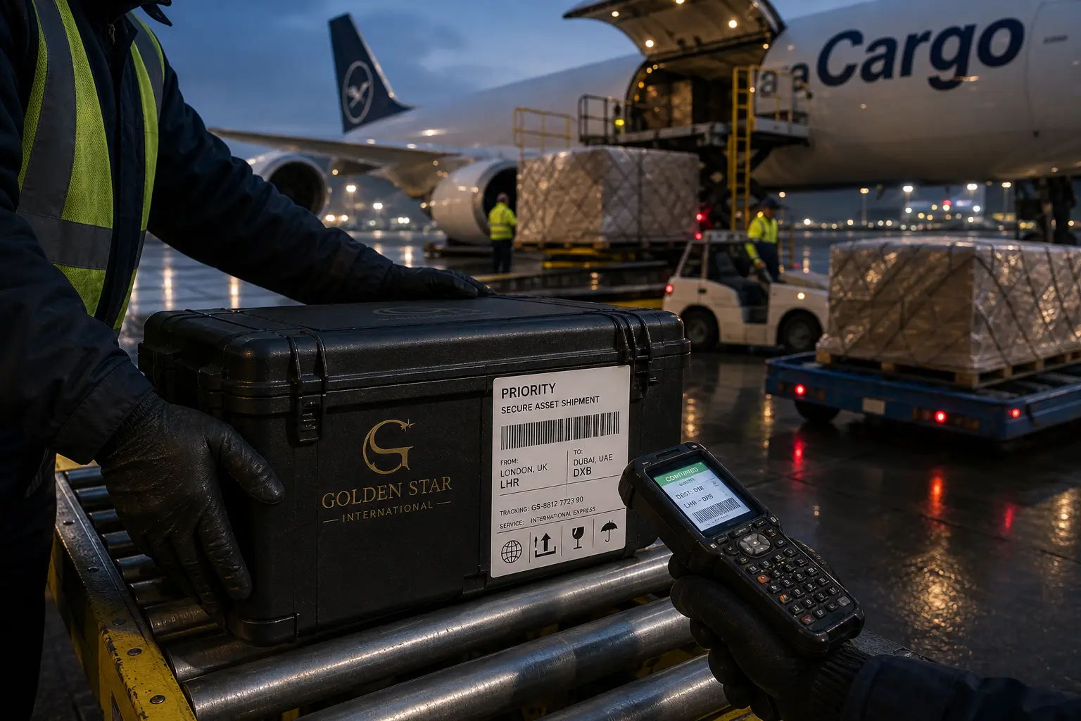 Secure international delivery for Golden Star physical precious metals