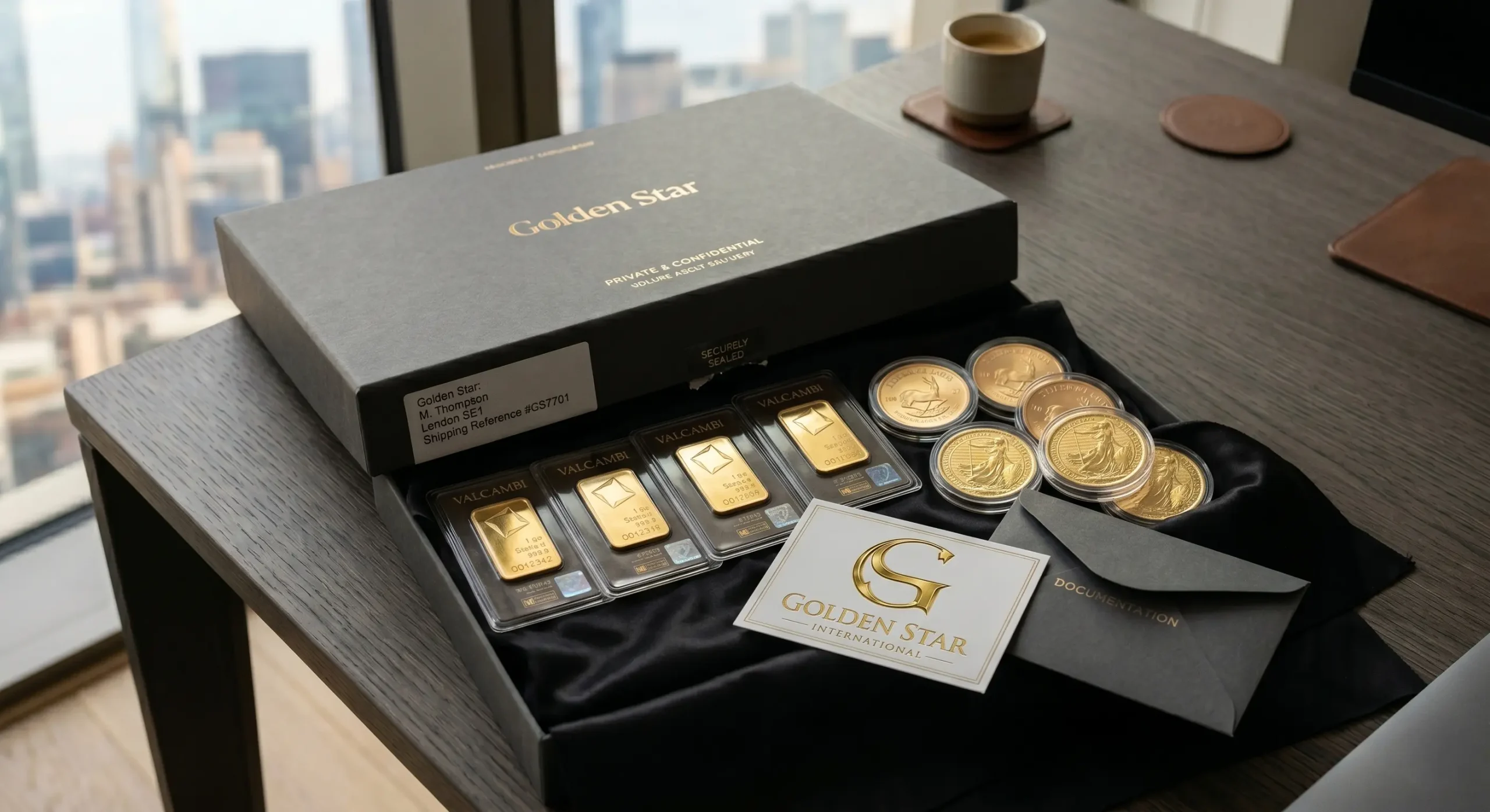 Golden Star secure packaging for physical precious metals