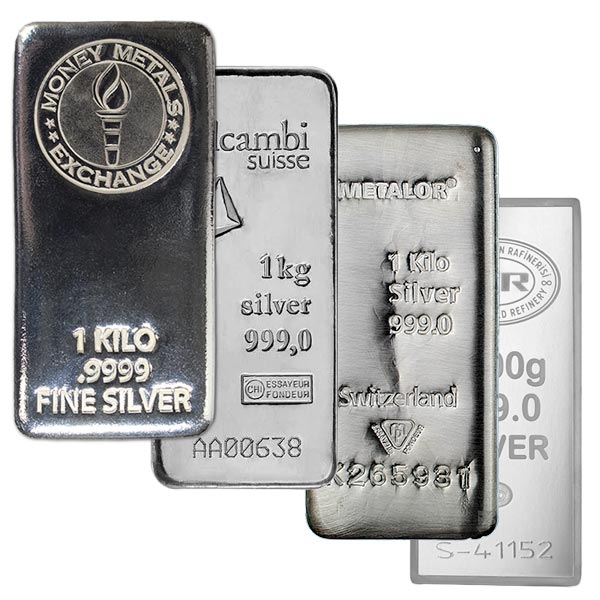 Physical silver bars for precious metals diversification